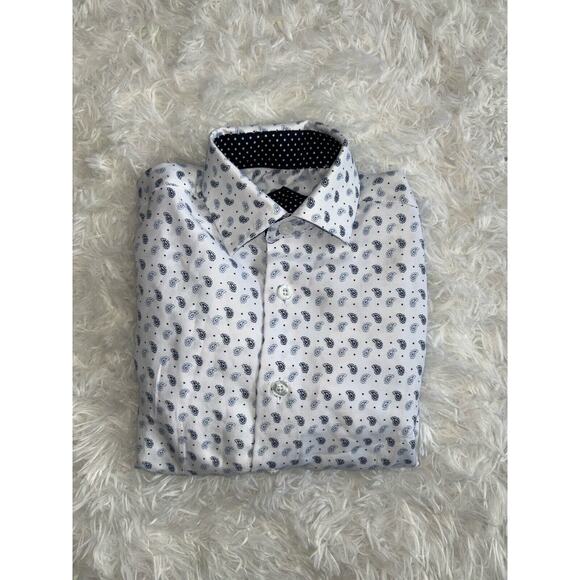 ELIE Balleh Of Milan Boys Sz. 4 Button Down Oxford. Beautiful, Great Shape - Picture 9 of 9